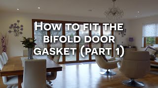 How to fit the bifold door gasket  Part 1 [upl. by Anawit861]