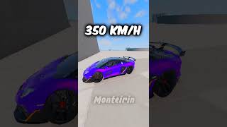 Lamborghini Crash 350kmh Test😱  BeamNGdrive shorts beamng beamngdrive beamngcrashes [upl. by Aili]