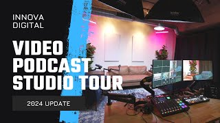 How I Built My Video Podcasting Studio Complete Tour and Gear WalkThrough [upl. by Deery]