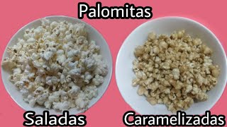 Como Hacer Palomitas DULCES En Casa Palomitas Azucaradas  María Tutoriales [upl. by Leelahk]