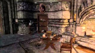 Skyrim Markarth house Vlindrel Hall fully upgraded  furnished tour [upl. by Aluor824]