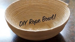 How To DIY Rope Bowl [upl. by Epolulot172]