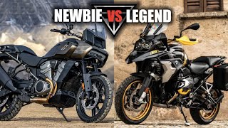 HD Pan America VS BMW R 1250 GS  The Heavyweight ADV Battle [upl. by Acillegna]