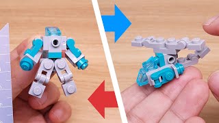 Seriously You can make it with just 20 brick parts Mini Chopper LEGO MOC legomoc [upl. by Aleacin314]