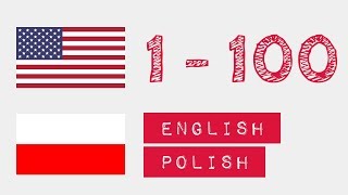 Numery od 1 do 100  język angielski  Polskie [upl. by Hallette]