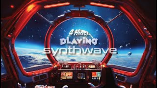 4Hour SPACE JOURNEY 🚀🛸 80s Synthwave radio  Retrowave  beats to chillgame to [upl. by De Witt]