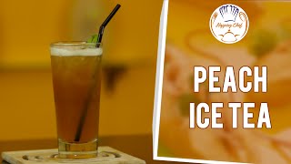 How To Make Peach Iced Tea  Summer Drinks [upl. by Ynogoham92]