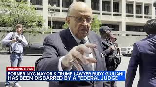 Rudy Giuliani disbarred over statements on 2020 election [upl. by Nnoj]