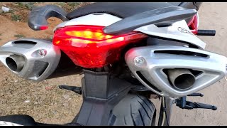 Benelli 600i exhaust sound  stock exhaust vs ixil exhaust [upl. by Foy]