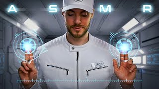 ASMR Sleep Clinic in Outer Space – The Future of Sleep Technology SciFi [upl. by Waverly243]