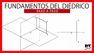 😅 DIÉDRICO dibujo técnico 😅 Fundamentos del sistema DIÉDRICO  Sistema DIÉDRICO introducción [upl. by Adnirak]