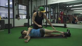 Kinstretch Side Lying Hip CARs Improve Mobility [upl. by Hoskinson]