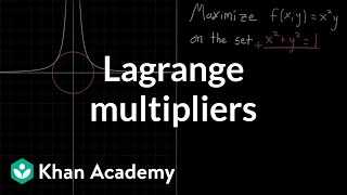 Finishing the intro lagrange multiplier example [upl. by Ujawernalo]