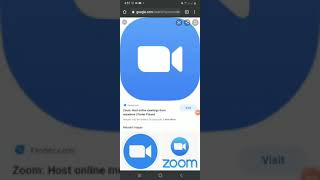 how to Download zoom cloud Meeting applications from play store [upl. by Nnaycart632]