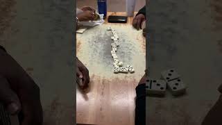 Dominoes with the dominoe team at work domino dominoes yaad westindies gamenight gameplay [upl. by Licastro]