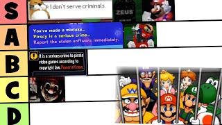 Nintendo Anti Piracy Screen Tier List [upl. by Letnahc]