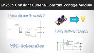 LM2596 CC CV Module  Operating Principles With Demo [upl. by Anaiv496]