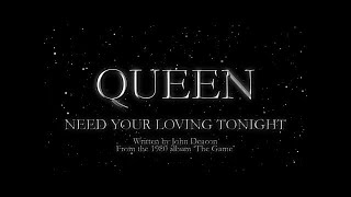 Queen  Need Your Loving Tonight Official Lyric Video [upl. by Marcel349]