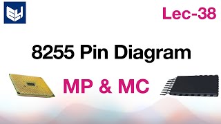 8255 programmable peripheral interface  pin diagram [upl. by Yale265]