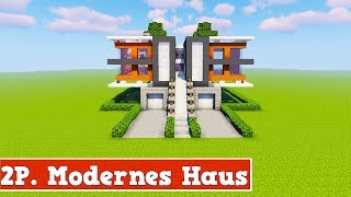 Wie baut man ein 2 Spieler Modernes Haus in Minecraft  Minecraft 2 Spieler Modernes Haus Bauen [upl. by Acie]