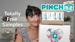 Pinch Me Unboxing  Totally Free Samples  So Easy To Claim [upl. by Yuma]