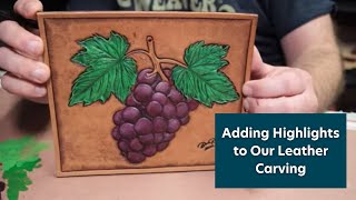 Adding Highlights to Your Leather Carving [upl. by Teddie]