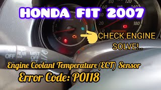 ENGINE COOLANT TEMPERATUREECT SENSOR HONDA FIT 2007 [upl. by Eralcyram]