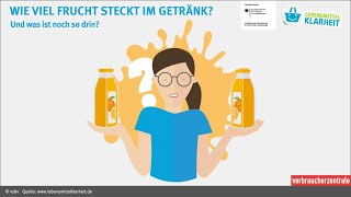 Saft Schorle Nektar amp Co Wie viel Frucht steckt im Getränk [upl. by Edrei437]