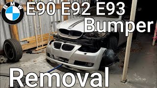 E90 E92 E93 Bumper Removal  FULL PROCESS [upl. by Adiela]