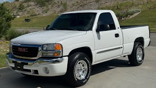 2004 GMC Sierra 1500 4x4  Vortec V8  Low Miles  SLE  RCSB  For Sale [upl. by Arratahs]