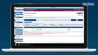 Procedure to download amp view reports for Corporate Net Banking [upl. by Elizabet668]