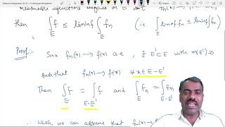 Measure and Integration 16  Fatous lemma and Monotone Convergence Theorem [upl. by Aydne]