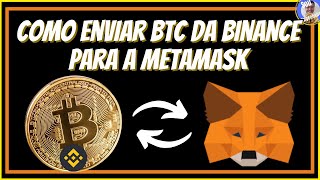 COMO ENVIAR BTC PARA A METAMASK [upl. by Anauqcaj187]