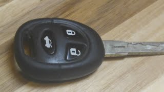 Saab Key Fob Battery Replacement  EASY DIY [upl. by Acinimod]