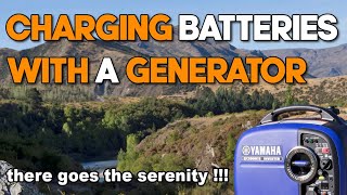 Using a generator to charge batteries [upl. by Torry]