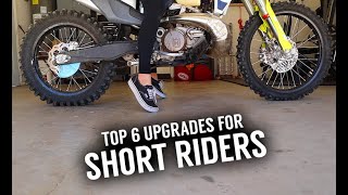 TOP 6 Upgrades for Short Riders  Enduro Edition [upl. by Norad7]