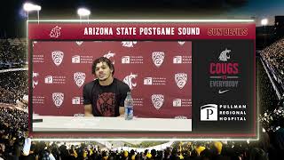 WSU Football Sam Lockett III Arizona State Postgame 102823 [upl. by Jann]