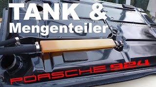 PORSCHE 924  Kraftstoffleitungen spülen Mengenteiler amp Tank [upl. by Harvie49]