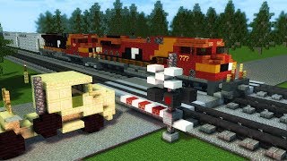 Minecraft Unstoppable Runaway Train AWVR Animation Part 1 [upl. by Priest10]