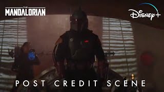 The Mandalorian Season 2 Finale Post Credit Boba Fett Scene  Disney [upl. by Doll480]