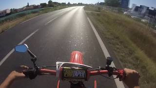 Moto Vlog 1  Gendarmerie wheeling et kit 50 athena [upl. by Posner378]