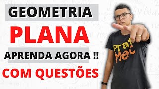 APRENDA GEOMETRIA PLANA COM QUESTÃ•ES  10 QUESTÃ•ES RESOLVIDAS [upl. by Server]