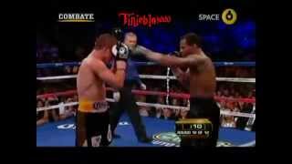 Saul Canelo Alvarez vs Shane Mosley  Round 12 amp Decision [upl. by Isidora]