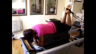 Pilates Hamstring Curls on Long Box [upl. by Lewison]