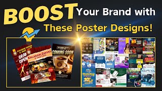 Top 5 Creative Poster Design Ideas to Boost Your Brand [upl. by Adnoval]