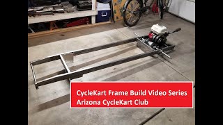 Cyclekart Frame Video 7 rear axle [upl. by Ahseret]