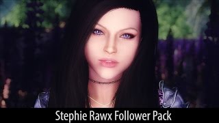 Skyrim mod spotlight 2016  Stephie Rawx Follower Pack [upl. by Alexei]