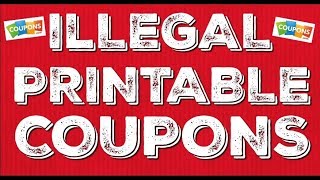 Illegal Printable Coupons [upl. by Venn]