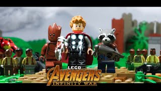 Avengers Infinity War Thor Arrives in Wakanda in LEGO [upl. by Assiral]