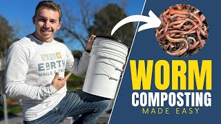 Vermicomposting 101 How to Create amp Maintain a Simple Worm Bin [upl. by Eeznyl]